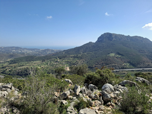 Olta in the distance